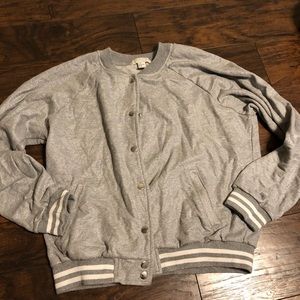 Forever 21 Gray Button up jacket